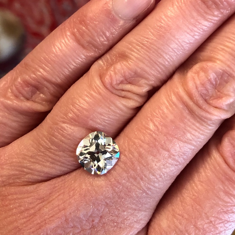 Old Mine Cut Diamond Simulant Cubic Zirconia